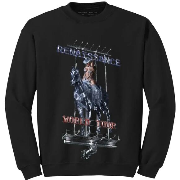 Beyoncé Renaissance World TourBillboard Crewneck Sweatshirt, Size L New w/ Tag